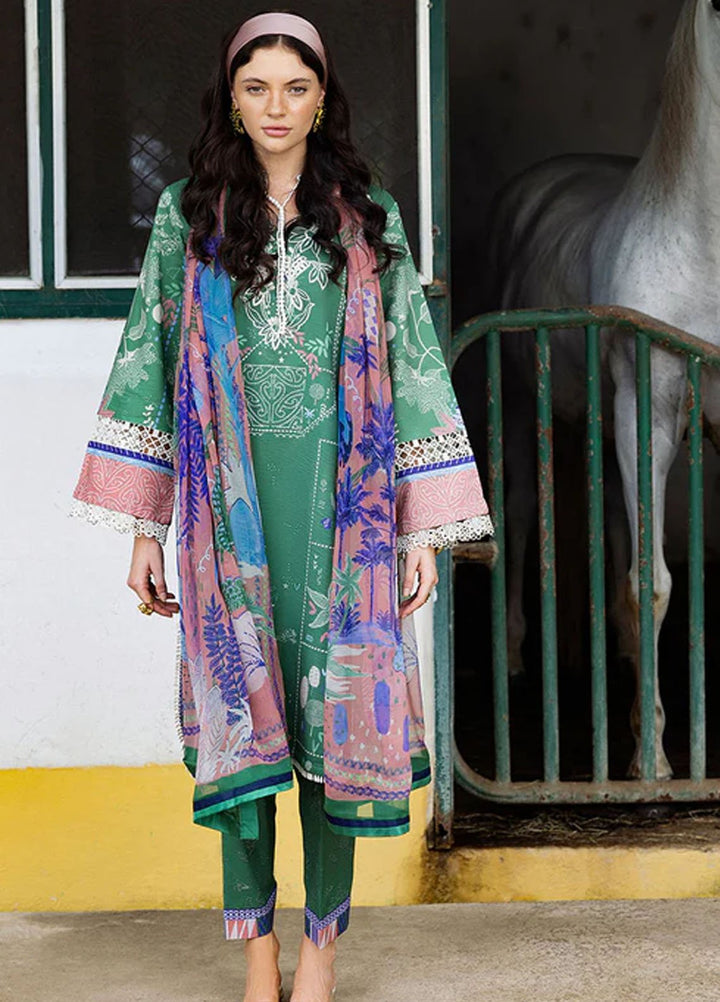 Mirasol by Mushq Embroidered Cambric Suits Unstitched 3 Piece MQ25MH D-06 A Flor Jazmin - Summer Collection