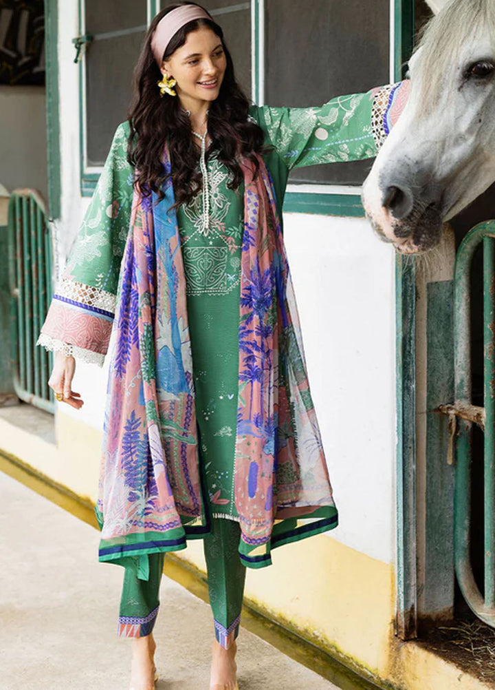 Mirasol by Mushq Embroidered Cambric Suits Unstitched 3 Piece MQ25MH D-06 A Flor Jazmin - Summer Collection