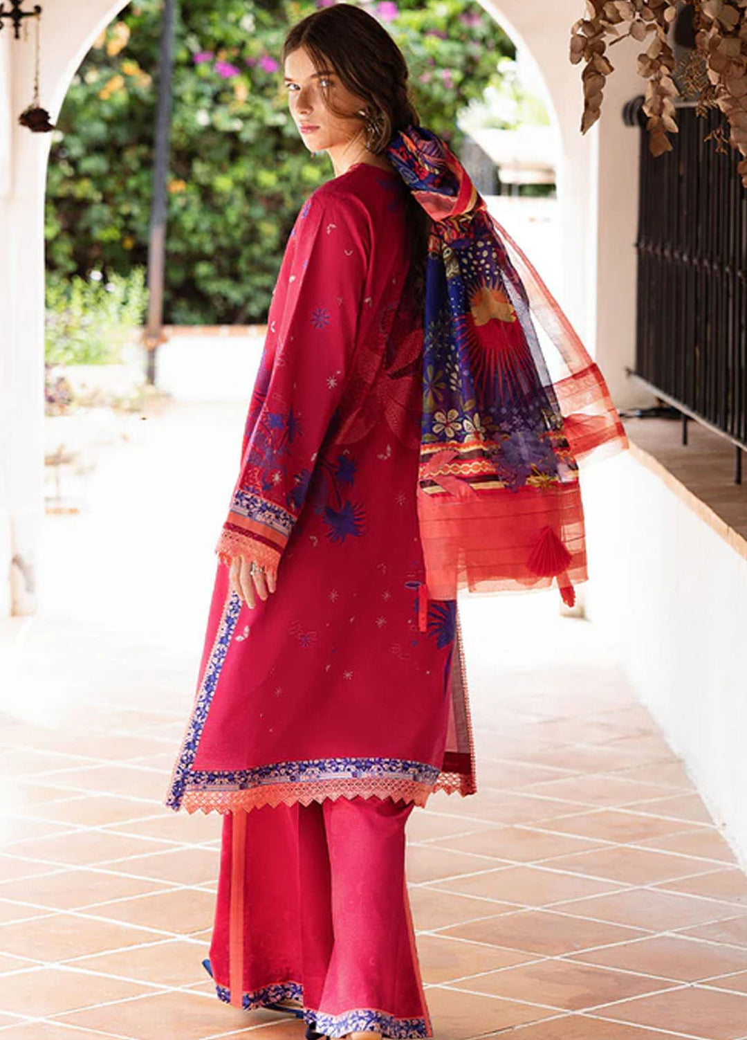 Mirasol by Mushq Embroidered Cambric Suits Unstitched 3 Piece MQ25MH D-07 A Voz Dulce - Summer Collection