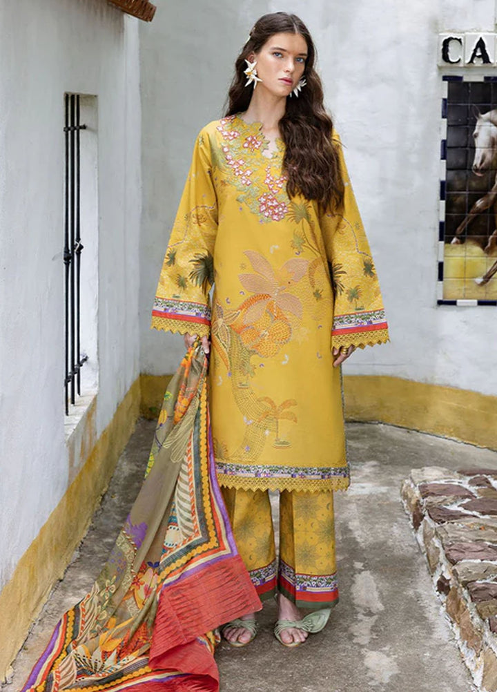 Mirasol by Mushq Embroidered Cambric Suits Unstitched 3 Piece MQ25MH D-07 B Sol Arena - Summer Collection