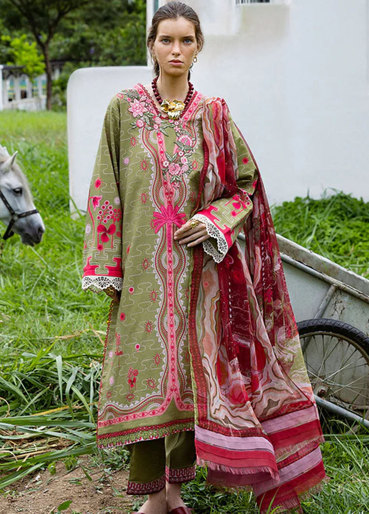 Mirasol by Mushq Embroidered Cambric Suits Unstitched 3 Piece MQ25MH D-08 A Cielo Sol - Summer Collection