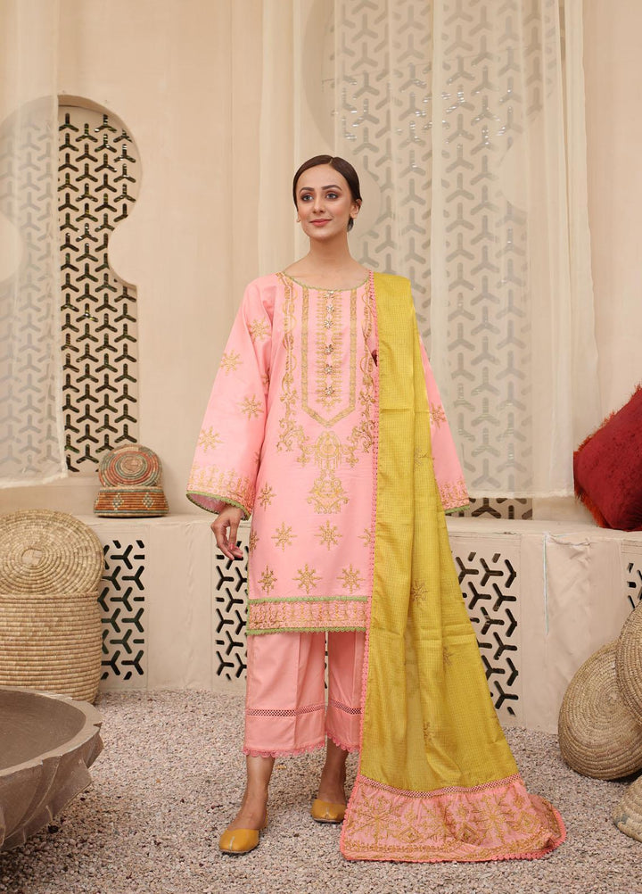 Mirha by Humdum Embroidered Lawn Suits Unstitched 3 Piece HD22M 05 - Summer Collection