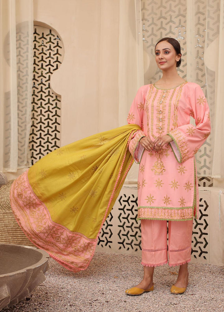 Mirha by Humdum Embroidered Lawn Suits Unstitched 3 Piece HD22M 05 - Summer Collection