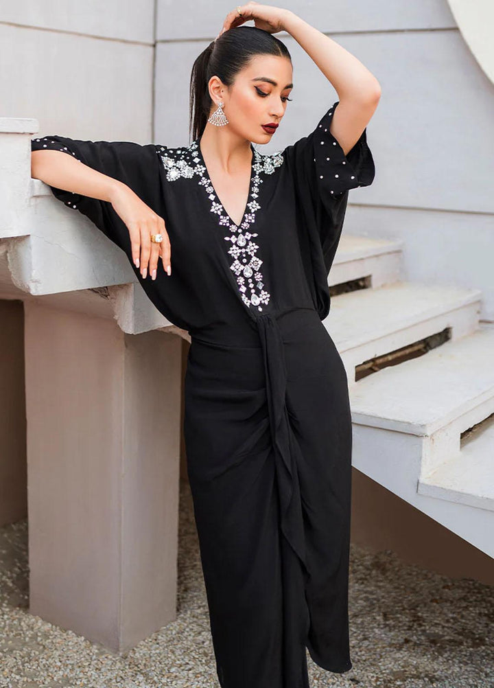 Malook By Shazia Ovais Pret Embroidered Silk 2 Piece Suit MLK23M Elmas
