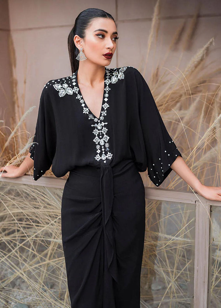 Malook By Shazia Ovais Pret Embroidered Silk 2 Piece Suit MLK23M Elmas