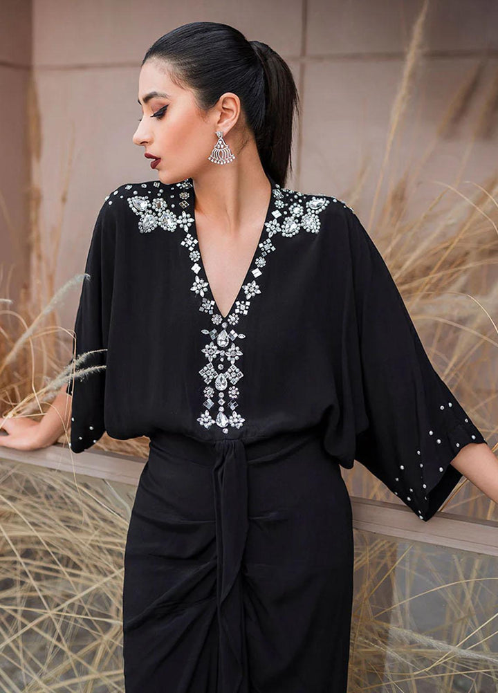 Malook By Shazia Ovais Pret Embroidered Silk 2 Piece Suit MLK23M Elmas