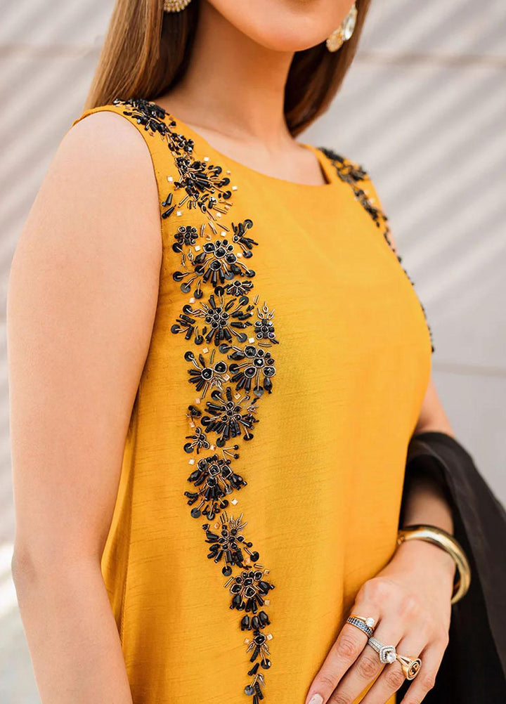 Malook By Shazia Ovais Pret Embroidered Raw Silk 3 Piece Suit MLK23M Kayseria