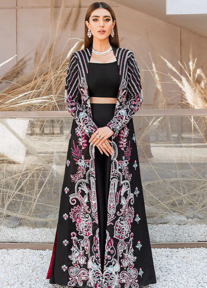 Malook By Shazia Ovais Pret Embroidered Raw Silk 3 Piece Suit MLK23M Zareesh