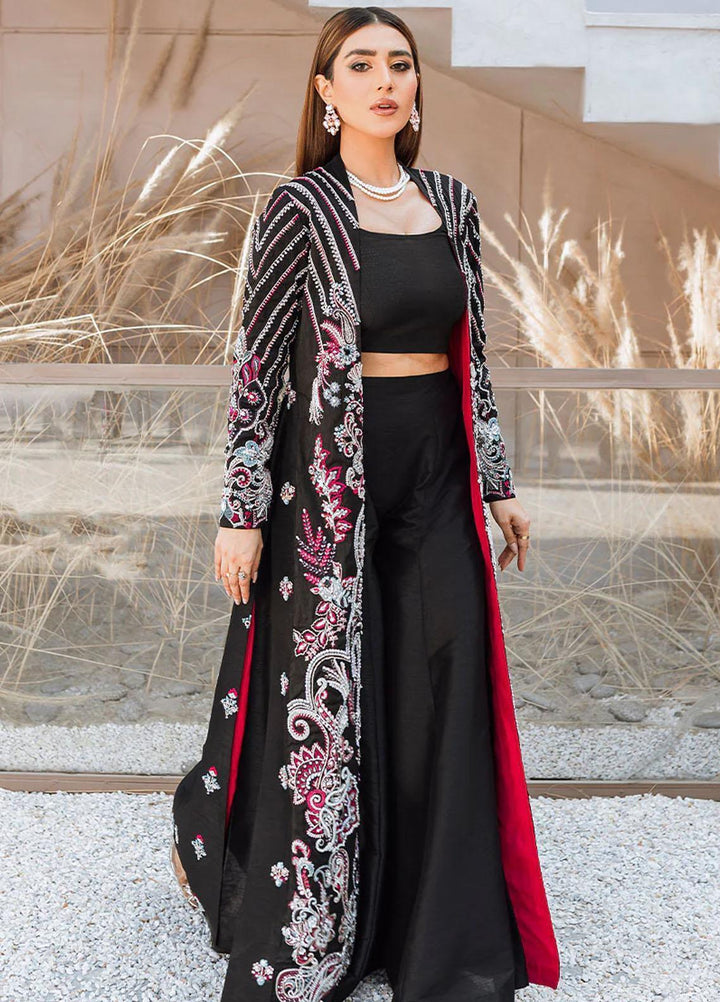 Malook By Shazia Ovais Pret Embroidered Raw Silk 3 Piece Suit MLK23M Zareesh