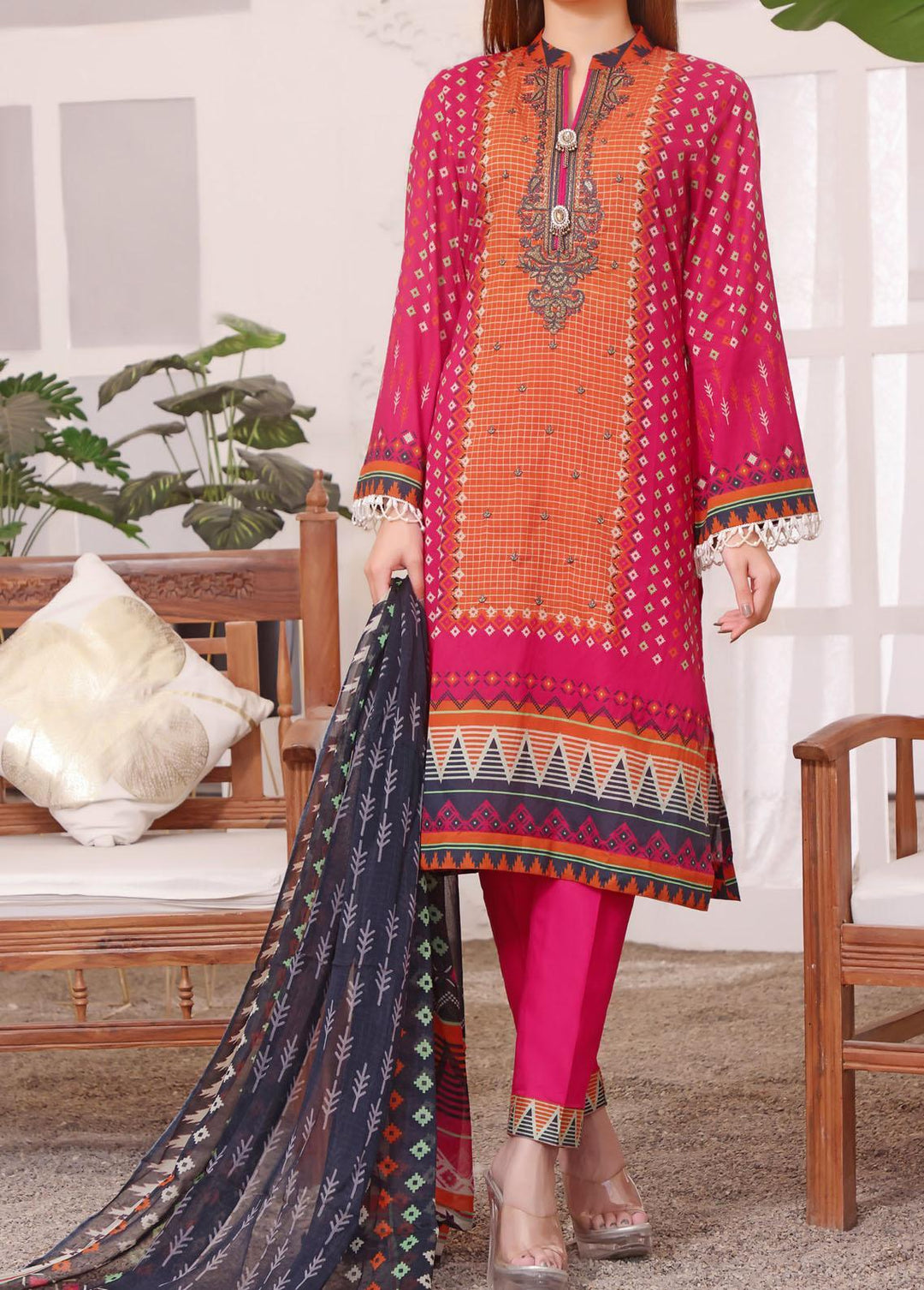 Misaal By VS Textiles Embroidered Lawn Suits Unstitched 3 Piece VS22ME 04 - Summer Collection
