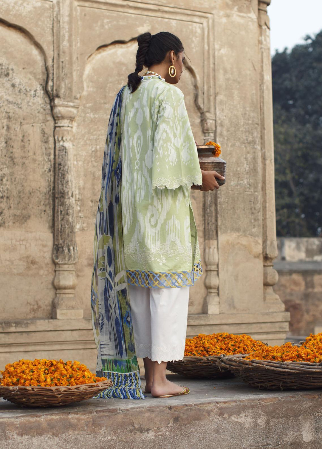 Misha Lakhani Embroidered Lawn Suits Unstitched 3 Piece ML21L 02 Sheroza - Summer Collection
