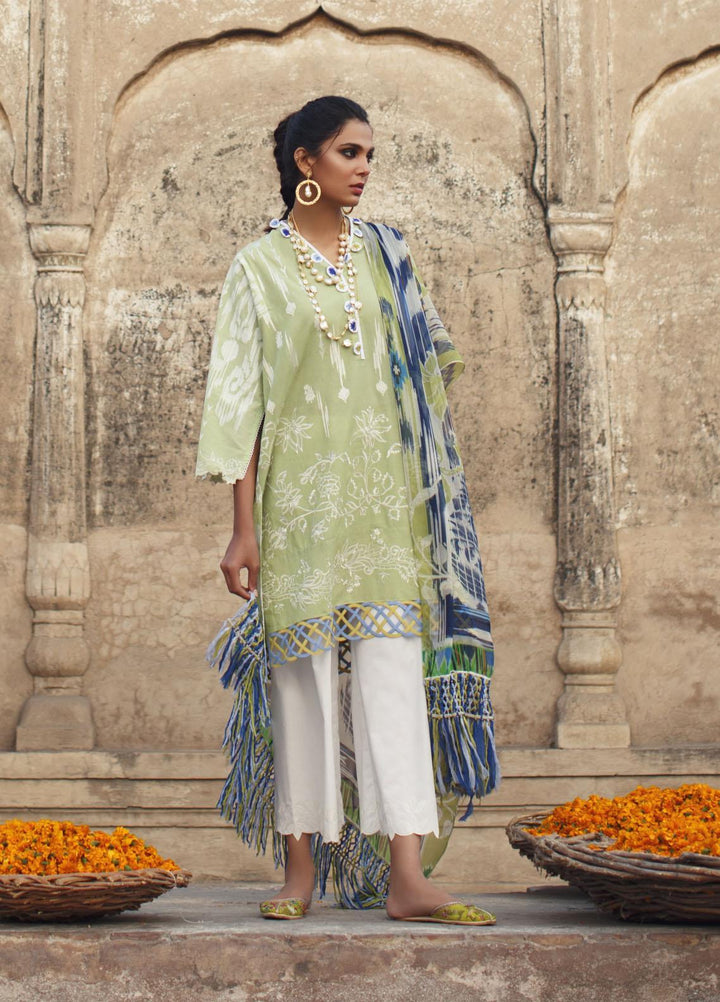 Misha Lakhani Embroidered Lawn Suits Unstitched 3 Piece ML21L 02 Sheroza - Summer Collection
