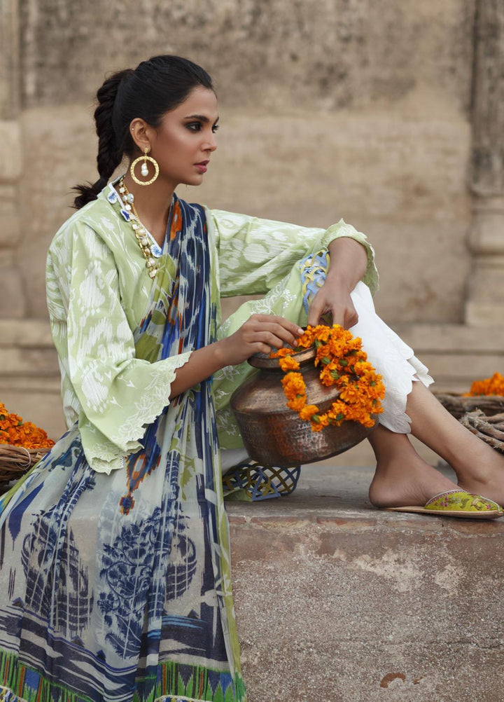 Misha Lakhani Embroidered Lawn Suits Unstitched 3 Piece ML21L 02 Sheroza - Summer Collection
