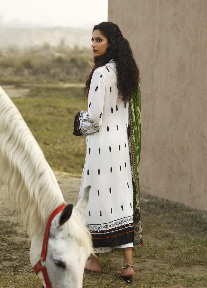 Misha Lakhani Embroidered Lawn Suits Unstitched 3 Piece ML21L 03 Rania - Summer Collection