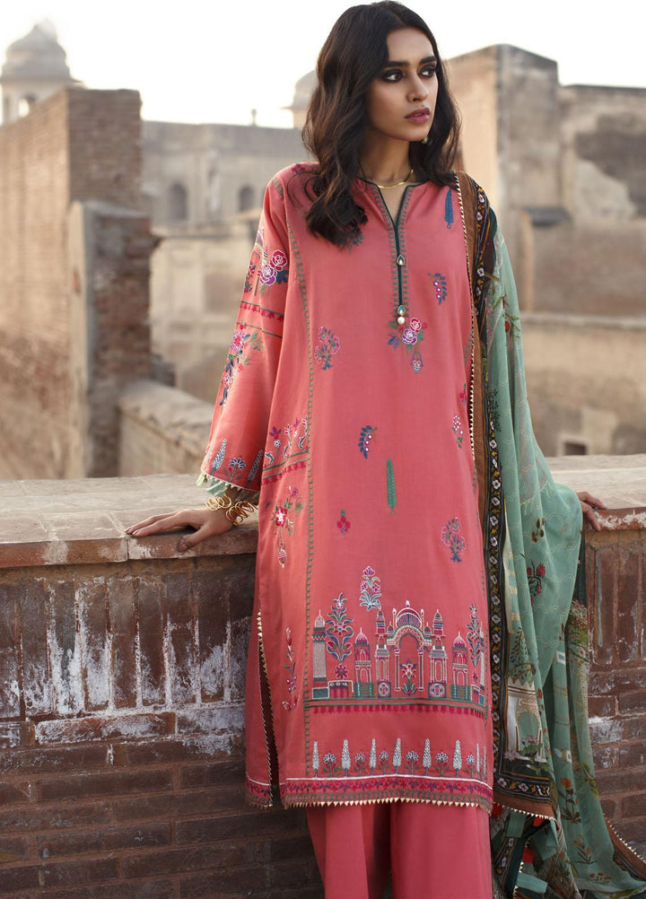 Misha Lakhani Embroidered Lawn Suits Unstitched 3 Piece ML21L 11 Charbagh - Summer Collection