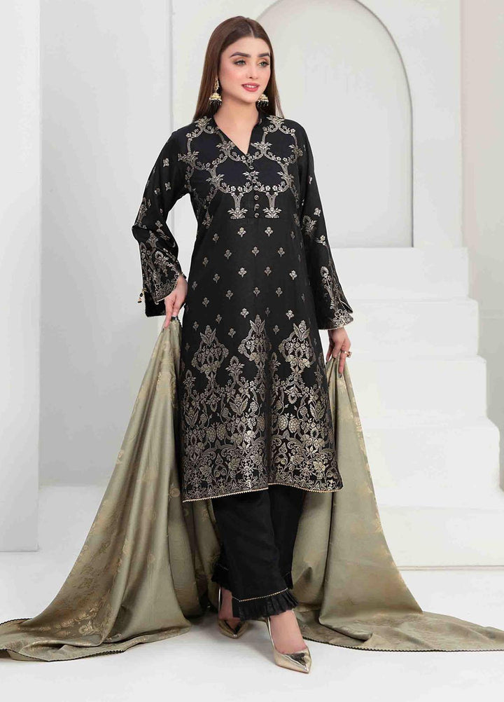 Mishel By Tawakkal Fabrics Embroidered Viscose Suits Unstitched 3 Piece TWF23M D-9639 - Winter Collection