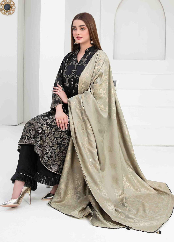 Mishel By Tawakkal Fabrics Embroidered Viscose Suits Unstitched 3 Piece TWF23M D-9639 - Winter Collection