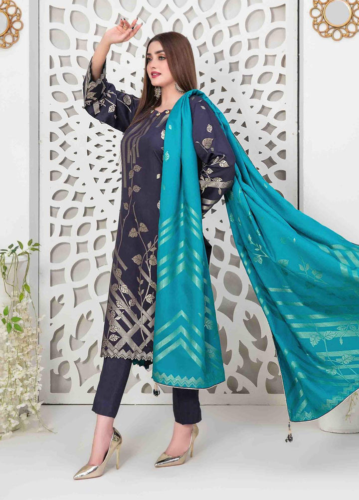 Mishel By Tawakkal Fabrics Embroidered Viscose Suits Unstitched 3 Piece TWF23M D-9644 - Winter Collection