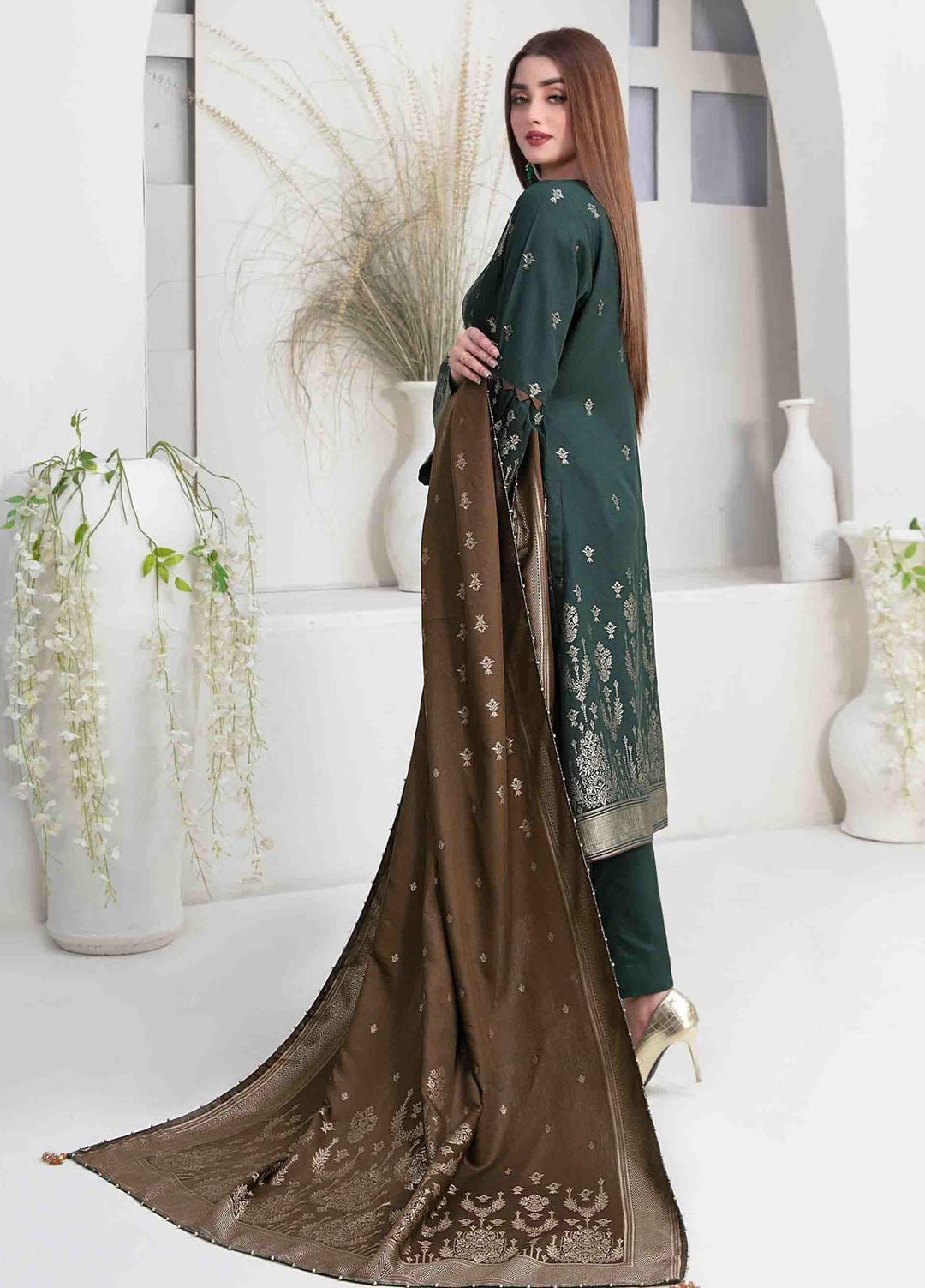 Mishel By Tawakkal Fabrics Embroidered Viscose Suits Unstitched 3 Piece TWF23M D-9645 - Winter Collection