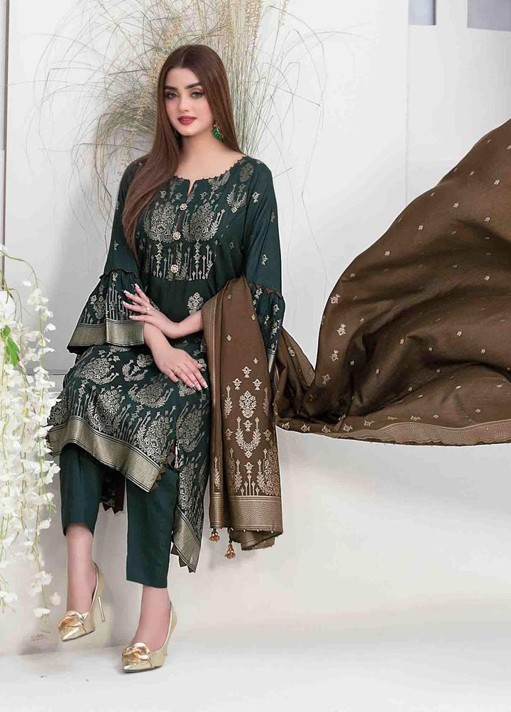 Mishel By Tawakkal Fabrics Embroidered Viscose Suits Unstitched 3 Piece TWF23M D-9645 - Winter Collection