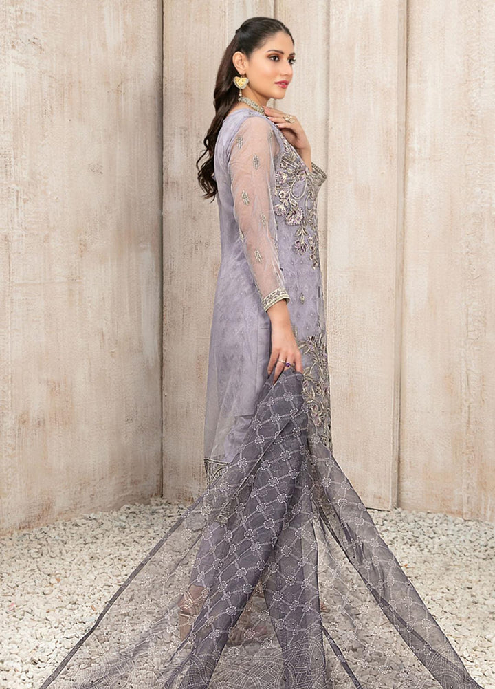 Mishkah By Tawakkal Fabrics Embroidered Organza Suits Unstitched 3 Piece TWF23MK D-9933 - Festive Collection
