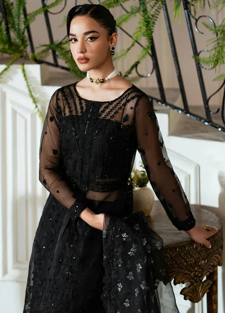 Mishri By Azzal Embroidered Organza Suit Unstitched 4 Piece AZZ24M M6 Roohi - Formal Collection