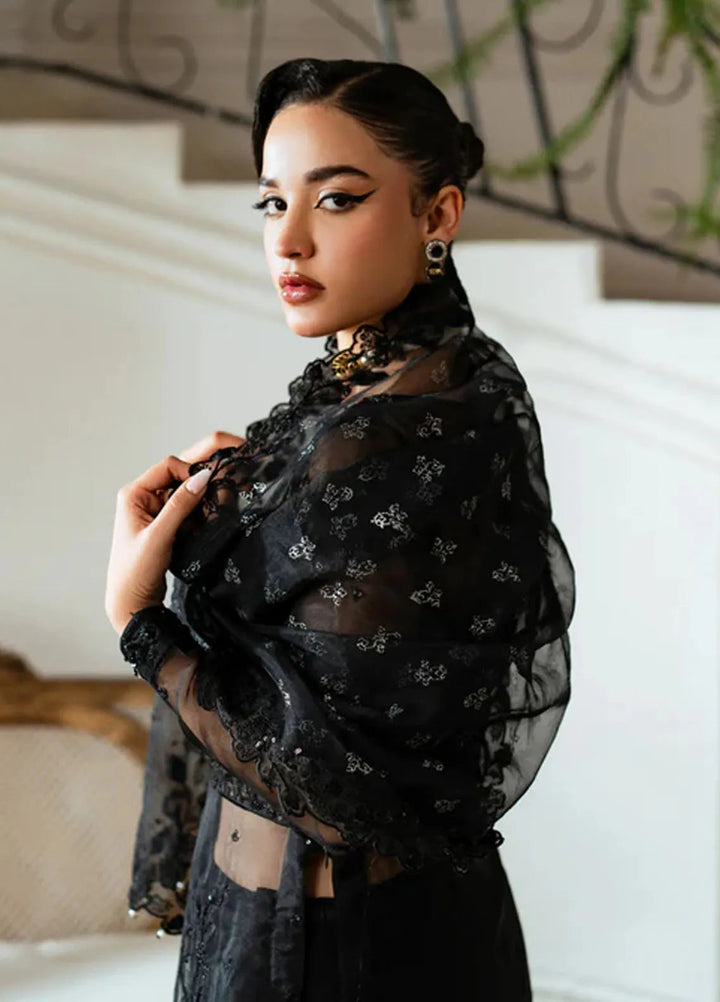 Mishri By Azzal Embroidered Organza Suit Unstitched 4 Piece AZZ24M M6 Roohi - Formal Collection