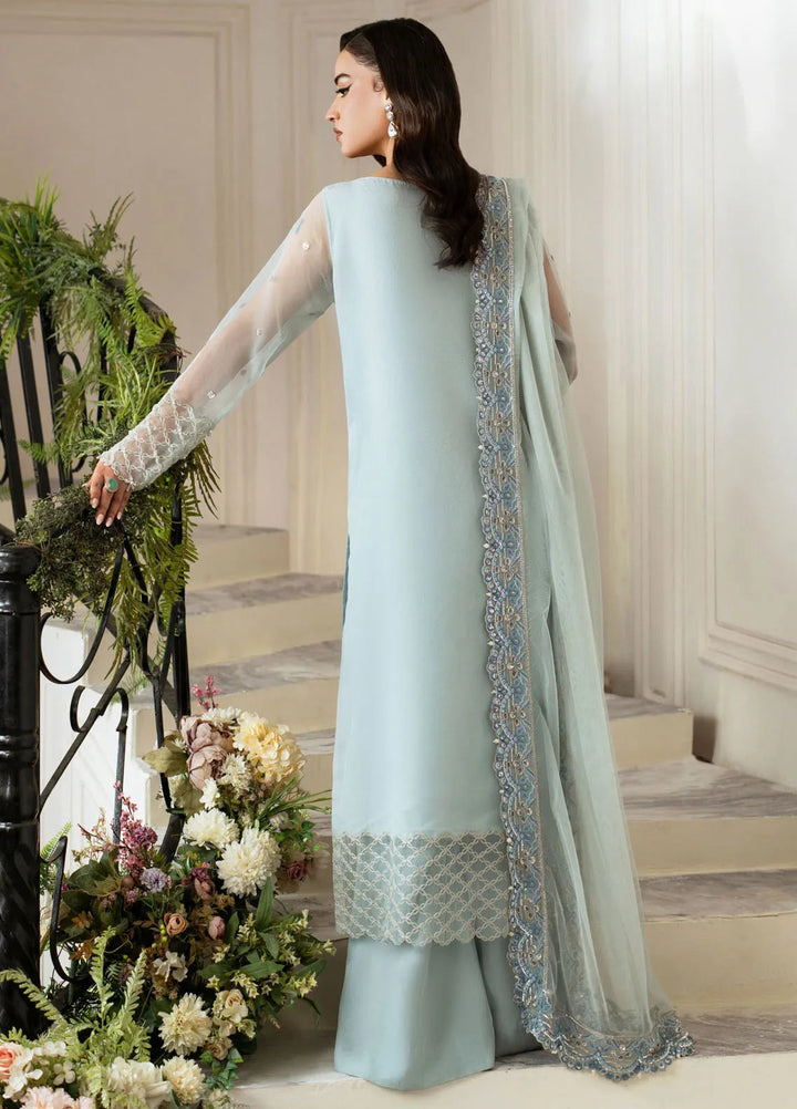 Mishri By Azzal Embroidered Organza Suit Unstitched 4 Piece AZZ24M M7 Diyar - Formal Collection