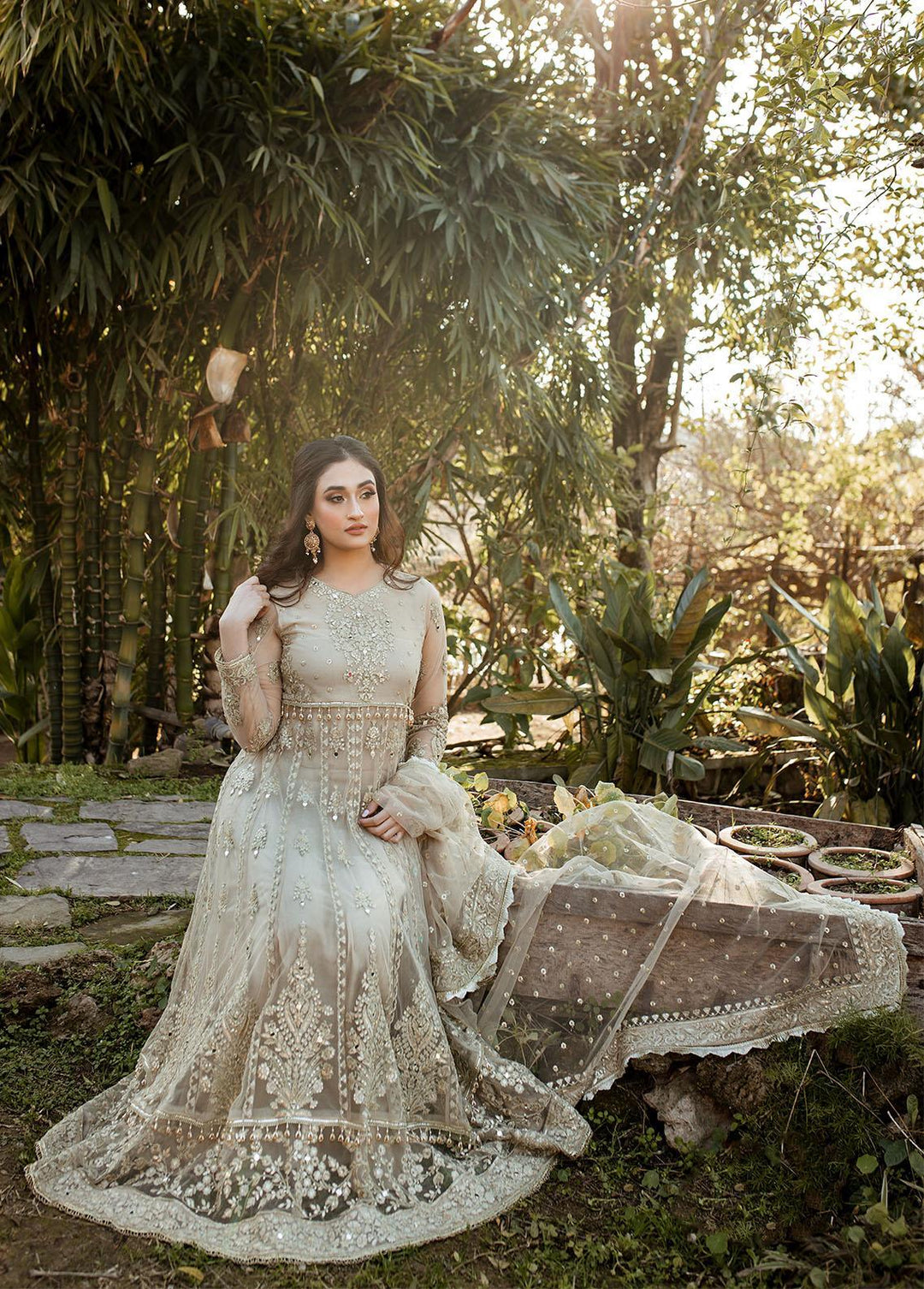 Misl-e-Barq By Malika Shahnaz Embroidered  Suits Unstitched 3 Piece MLS23MB 01 - Premium Collection