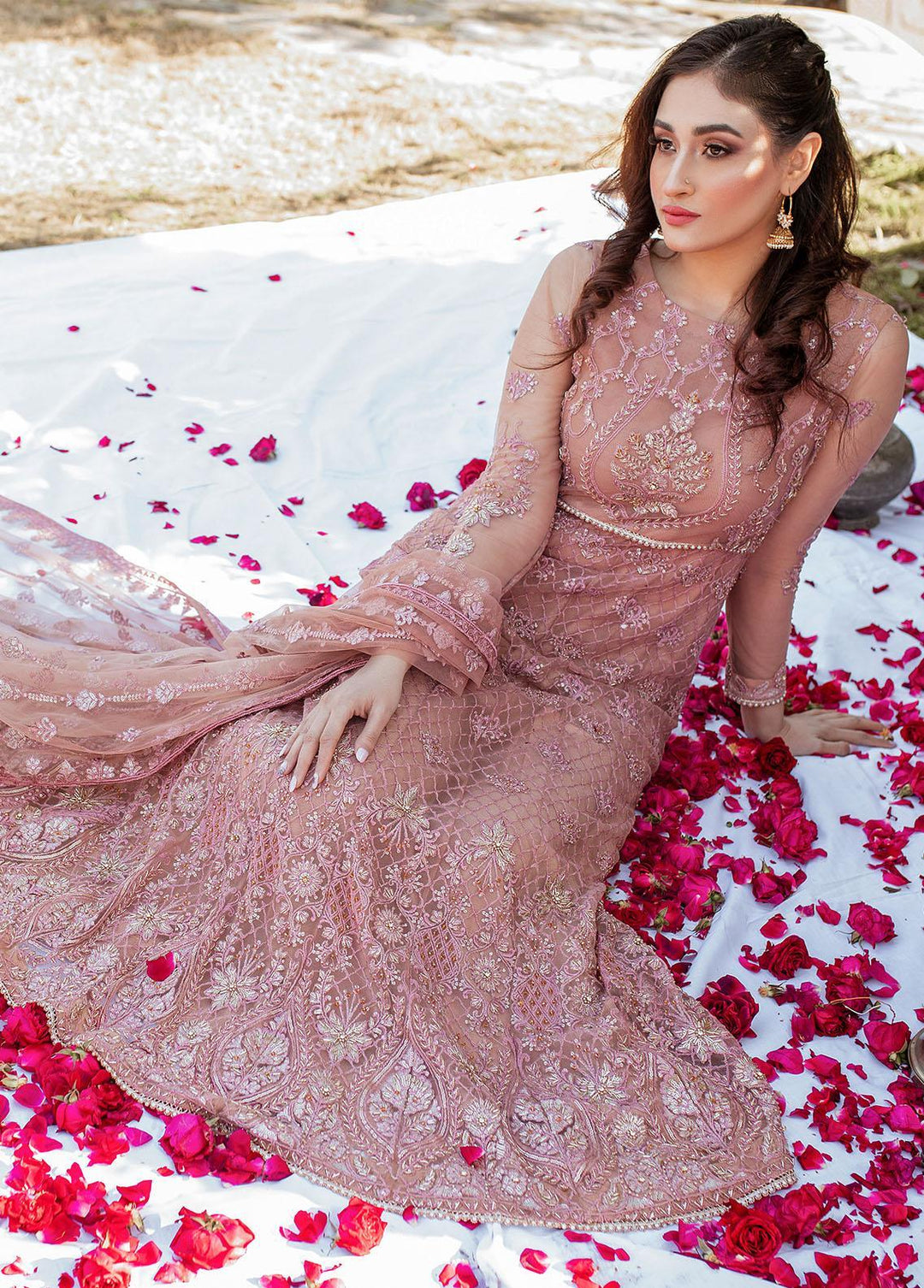 Misl-e-Barq By Malika Shahnaz Embroidered  Suits Unstitched 3 Piece MLS23MB 03 - Premium Collection