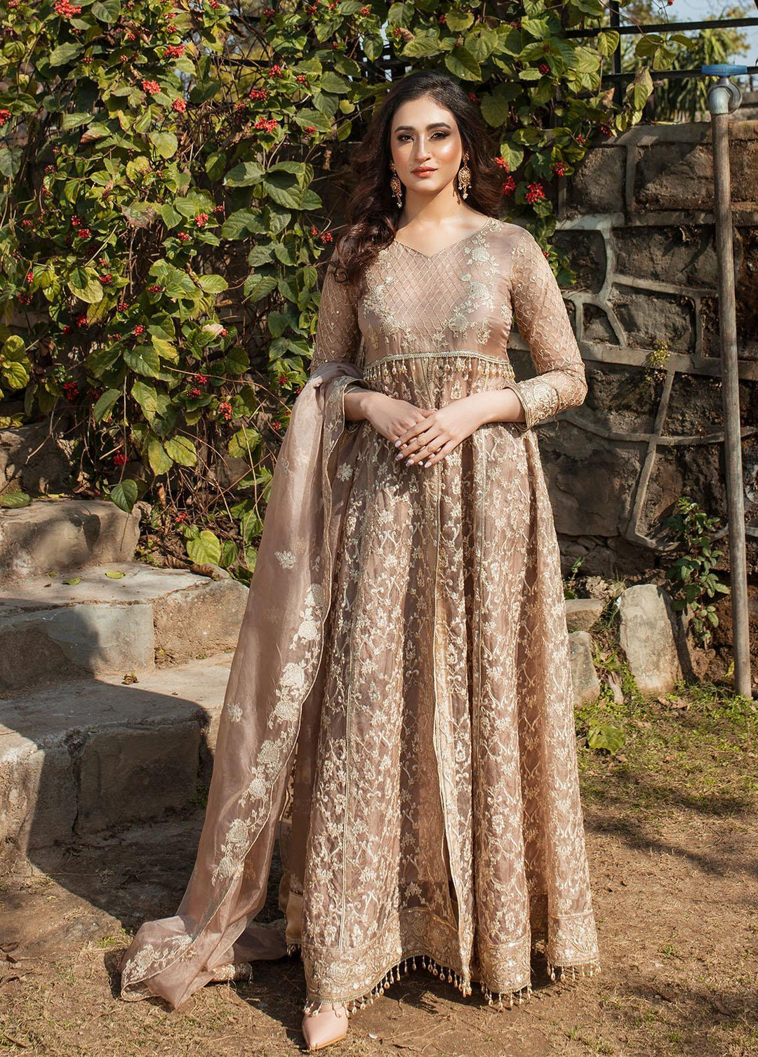 Misl-e-Barq By Malika Shahnaz Embroidered  Suits Unstitched 3 Piece MLS23MB 04 - Premium Collection