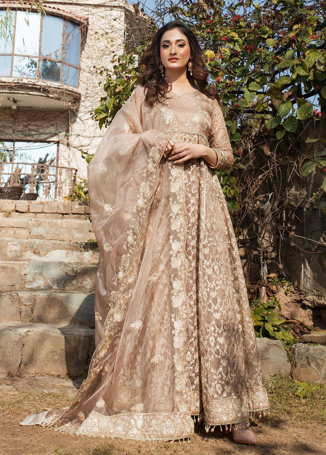 Misl-e-Barq By Malika Shahnaz Embroidered  Suits Unstitched 3 Piece MLS23MB 04 - Premium Collection