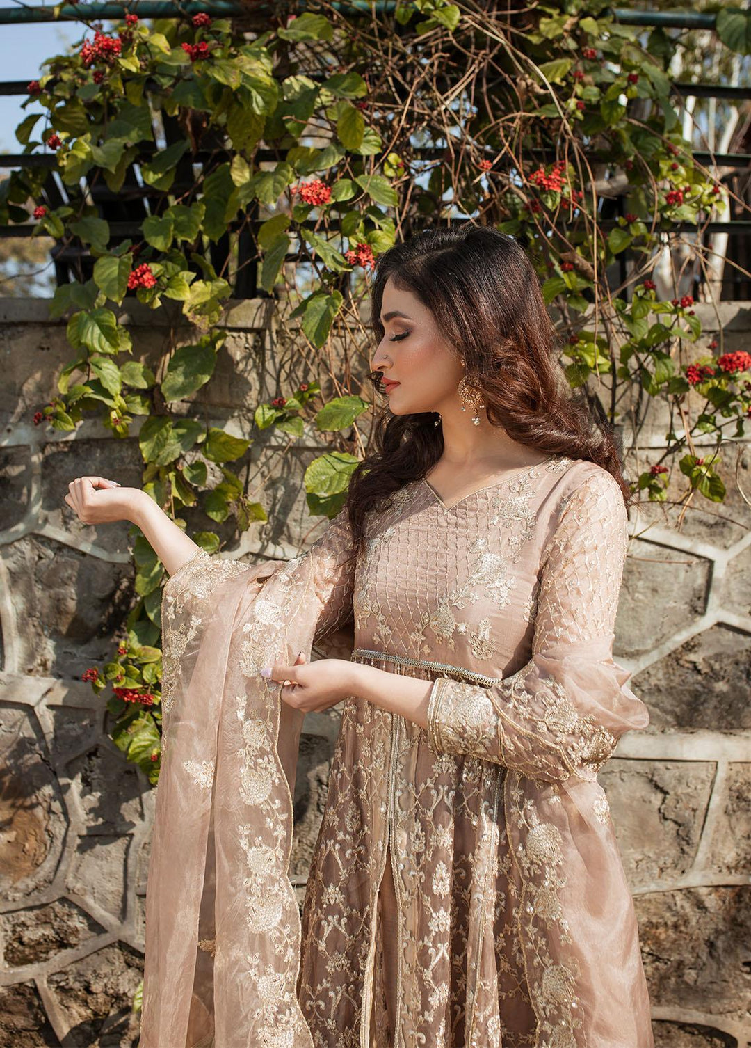 Misl-e-Barq By Malika Shahnaz Embroidered  Suits Unstitched 3 Piece MLS23MB 04 - Premium Collection