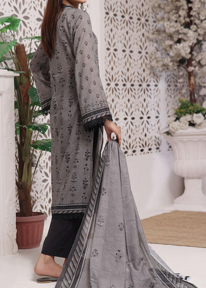 Misri By VS Textiles Printed Lawn Suits Unstitched 3 Piece VS23BS D-101 - Black Collection