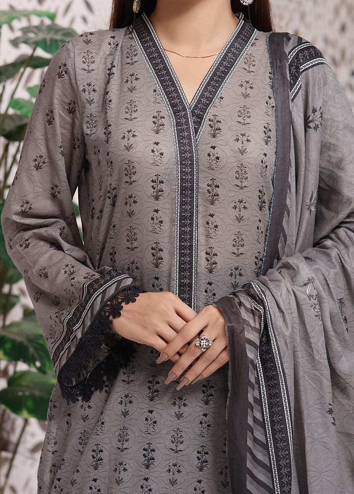 Misri By VS Textiles Printed Lawn Suits Unstitched 3 Piece VS23BS D-101 - Black Collection