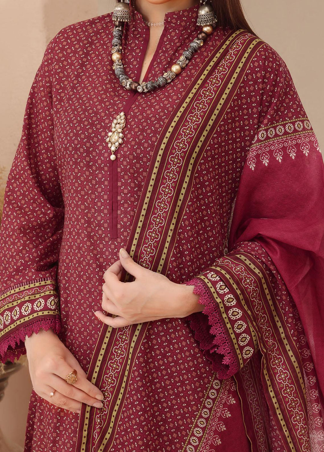 Misri By VS Textiles Printed Lawn Suits Unstitched 3 Piece VS23M 10 - Summer Collection