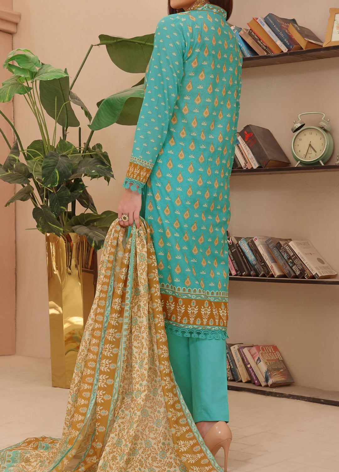 Misri By VS Textiles Printed Lawn Suits Unstitched 3 Piece VS23M 15 - Summer Collection