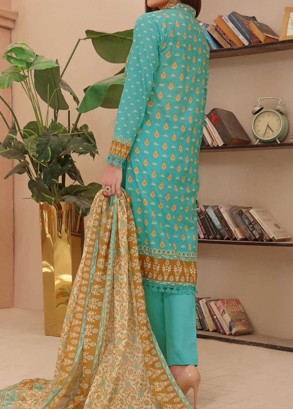 Misri By VS Textiles Printed Lawn Suits Unstitched 3 Piece VS23M 15 - Summer Collection