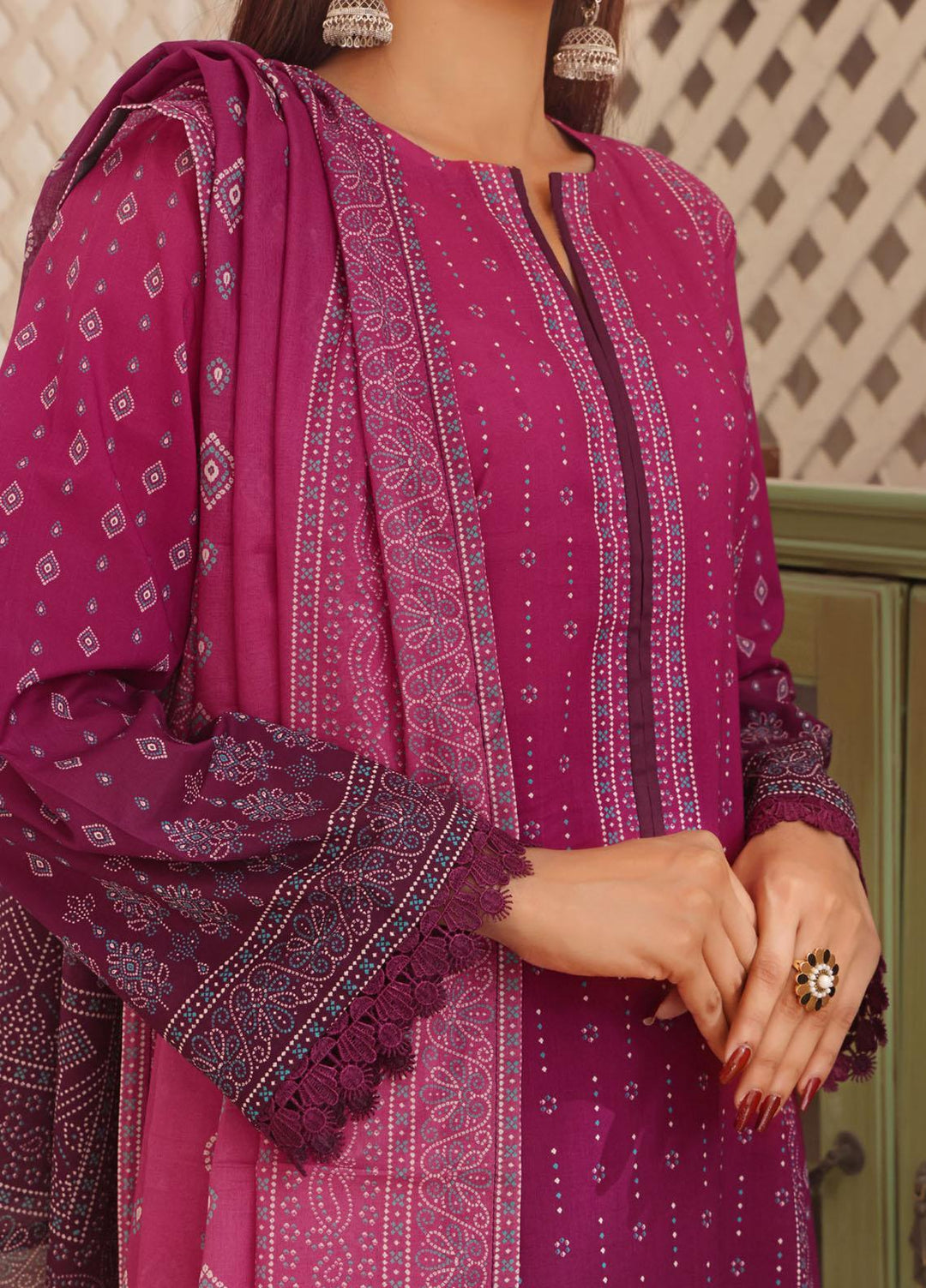 Misri By VS Textiles Printed Lawn Suits Unstitched 3 Piece VS23M 17 - Summer Collection