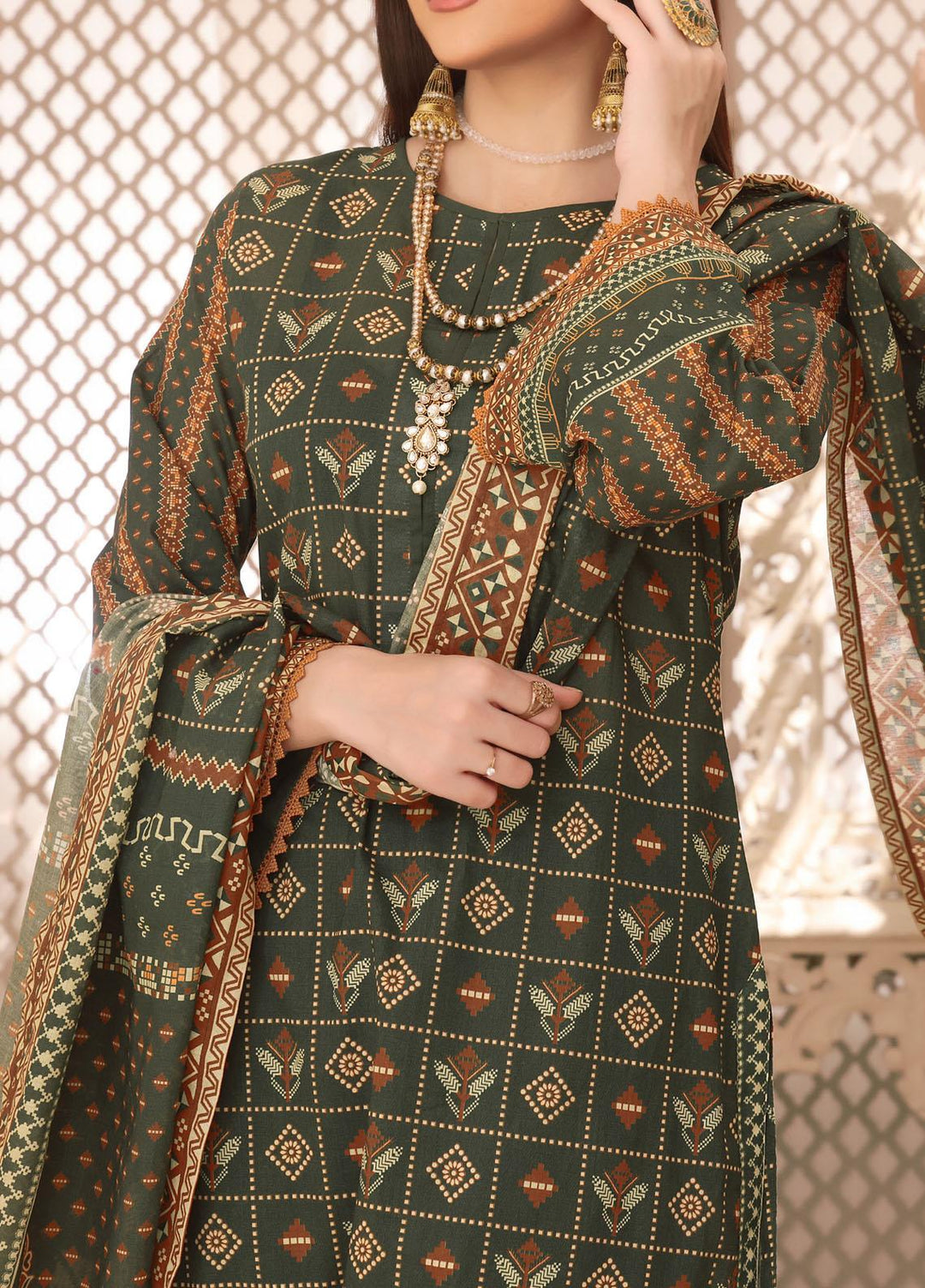 Misri By VS Textiles Printed Lawn Suits Unstitched 3 Piece VS23M 3 - Summer Collection