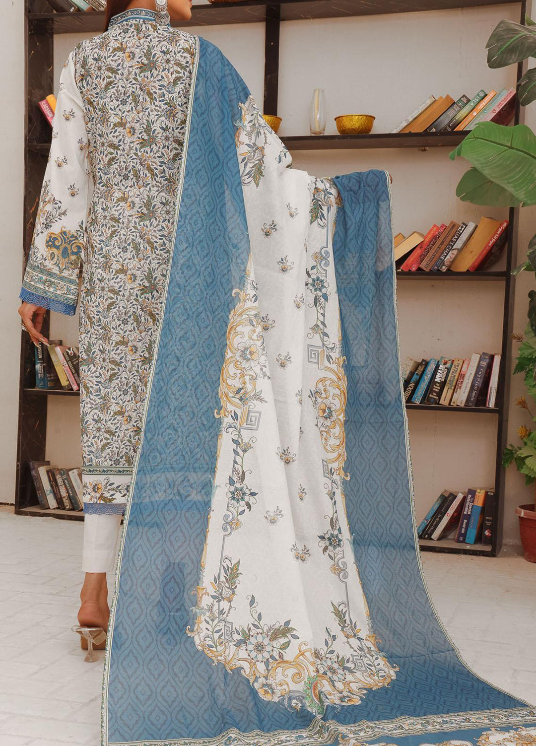 Misri By VS Textiles Printed Lawn Suits Unstitched 3 Piece VS23M 4 - Summer Collection