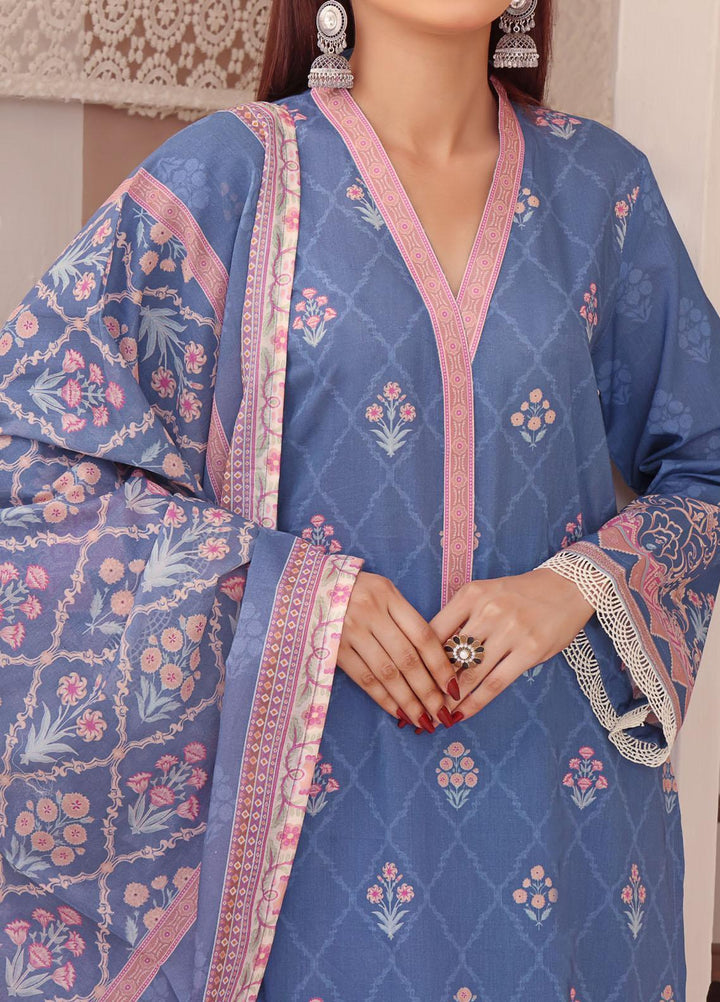 Misri By VS Textiles Printed Lawn Suits Unstitched 3 Piece VS23M 5 - Summer Collection