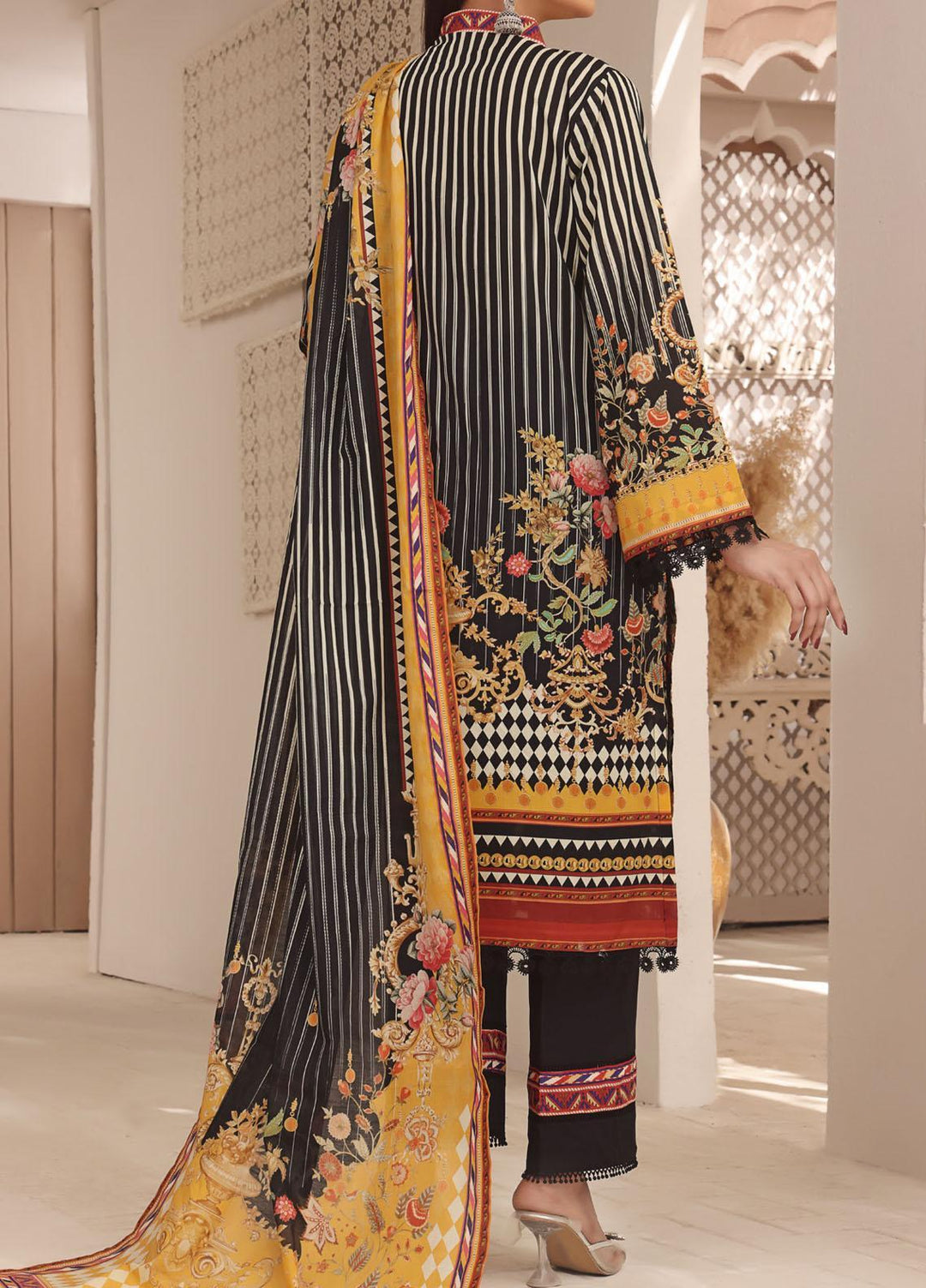 Misri By VS Textiles Printed Lawn Suits Unstitched 3 Piece VS23M 6 - Summer Collection