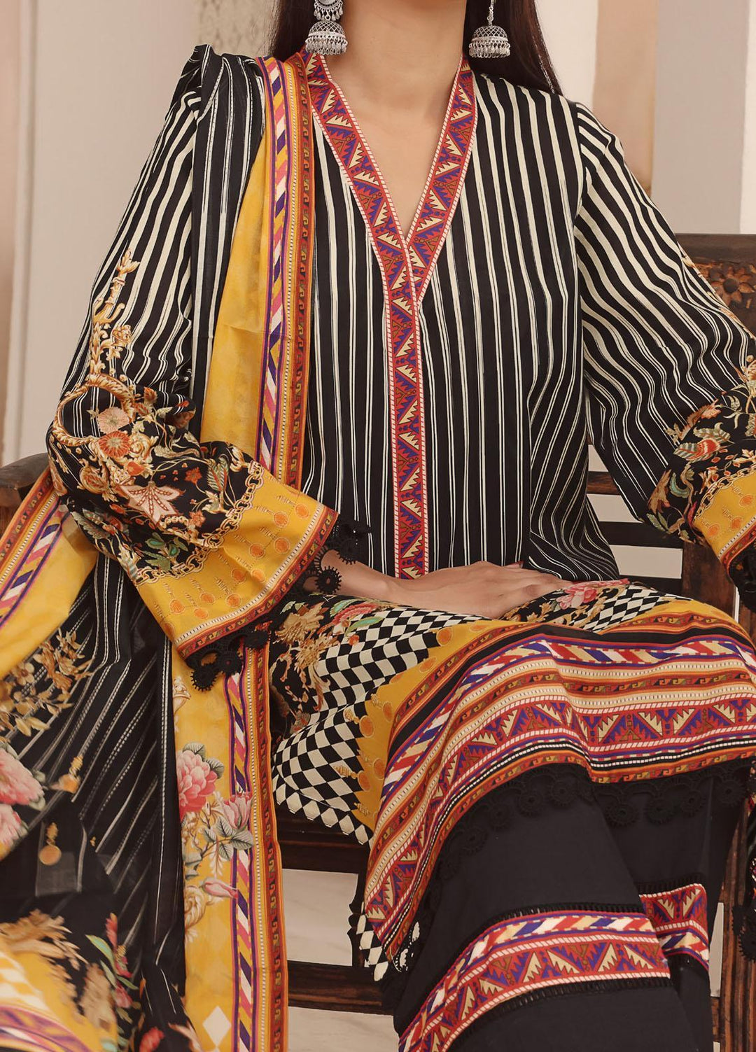 Misri By VS Textiles Printed Lawn Suits Unstitched 3 Piece VS23M 6 - Summer Collection