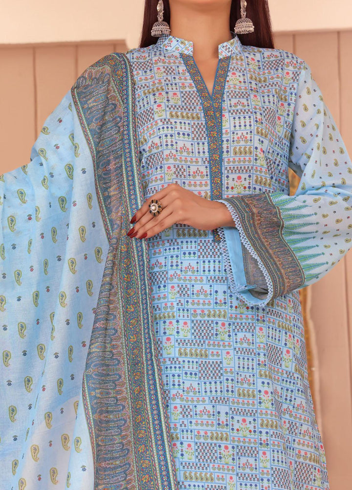 Misri By VS Textiles Printed Lawn Suits Unstitched 3 Piece VS23M 9 - Summer Collection