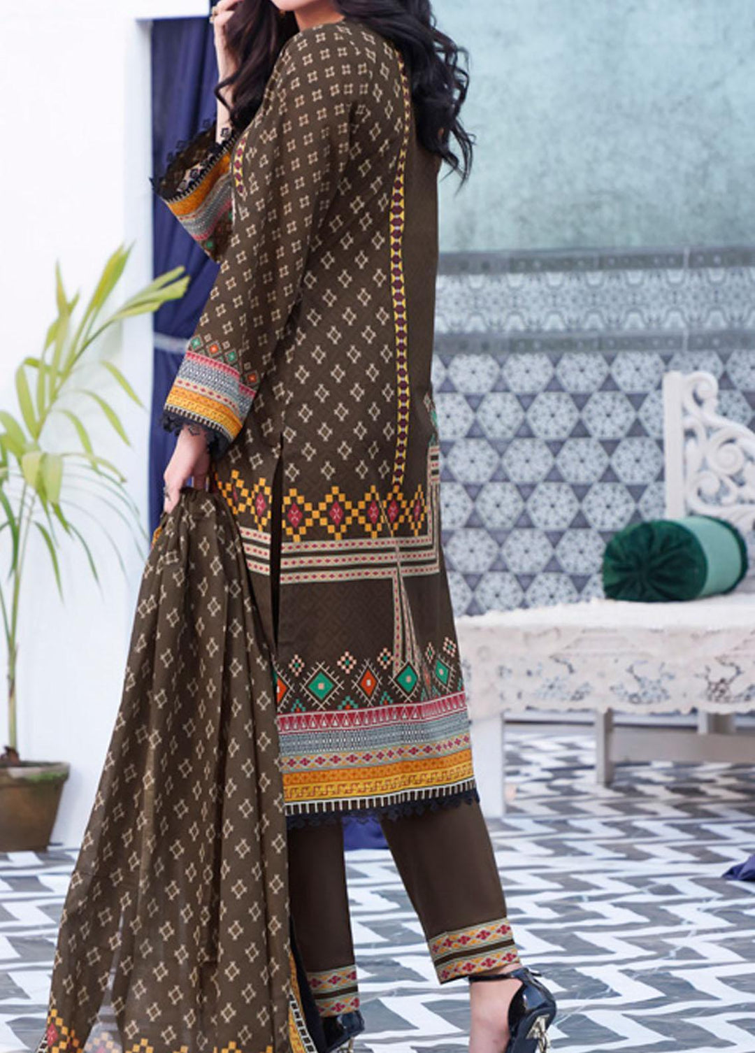 Misri By VS Textiles Embroidered Lawn Suits Unstitched 3 Piece VS22M 80 - Summer Collection