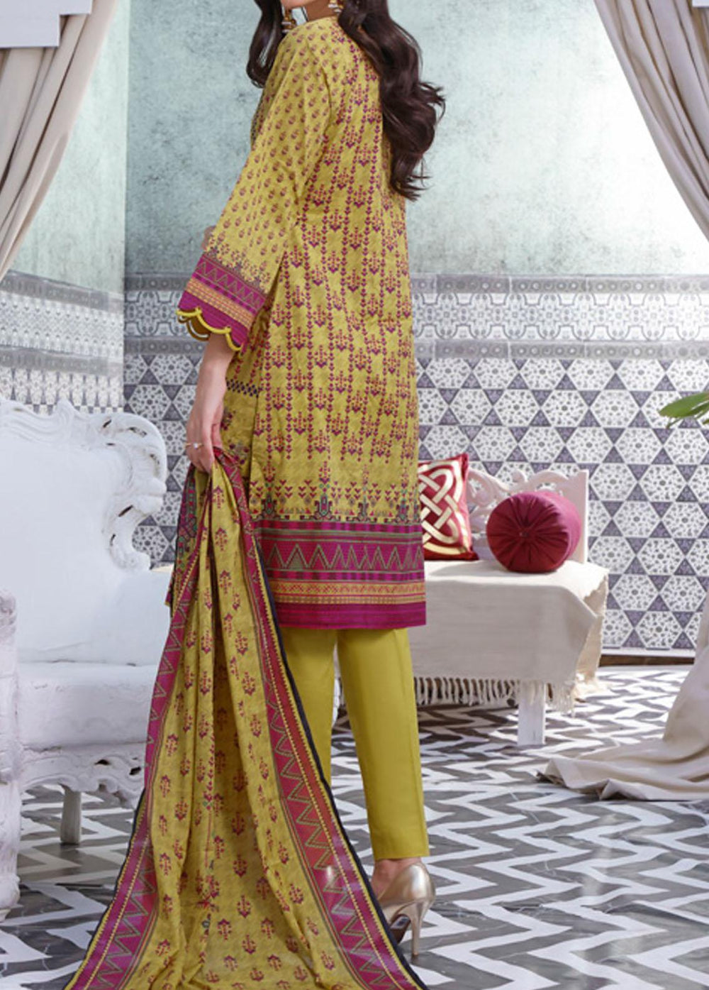 Misri By VS Textiles Embroidered Lawn Suits Unstitched 3 Piece VS22M 81 - Summer Collection