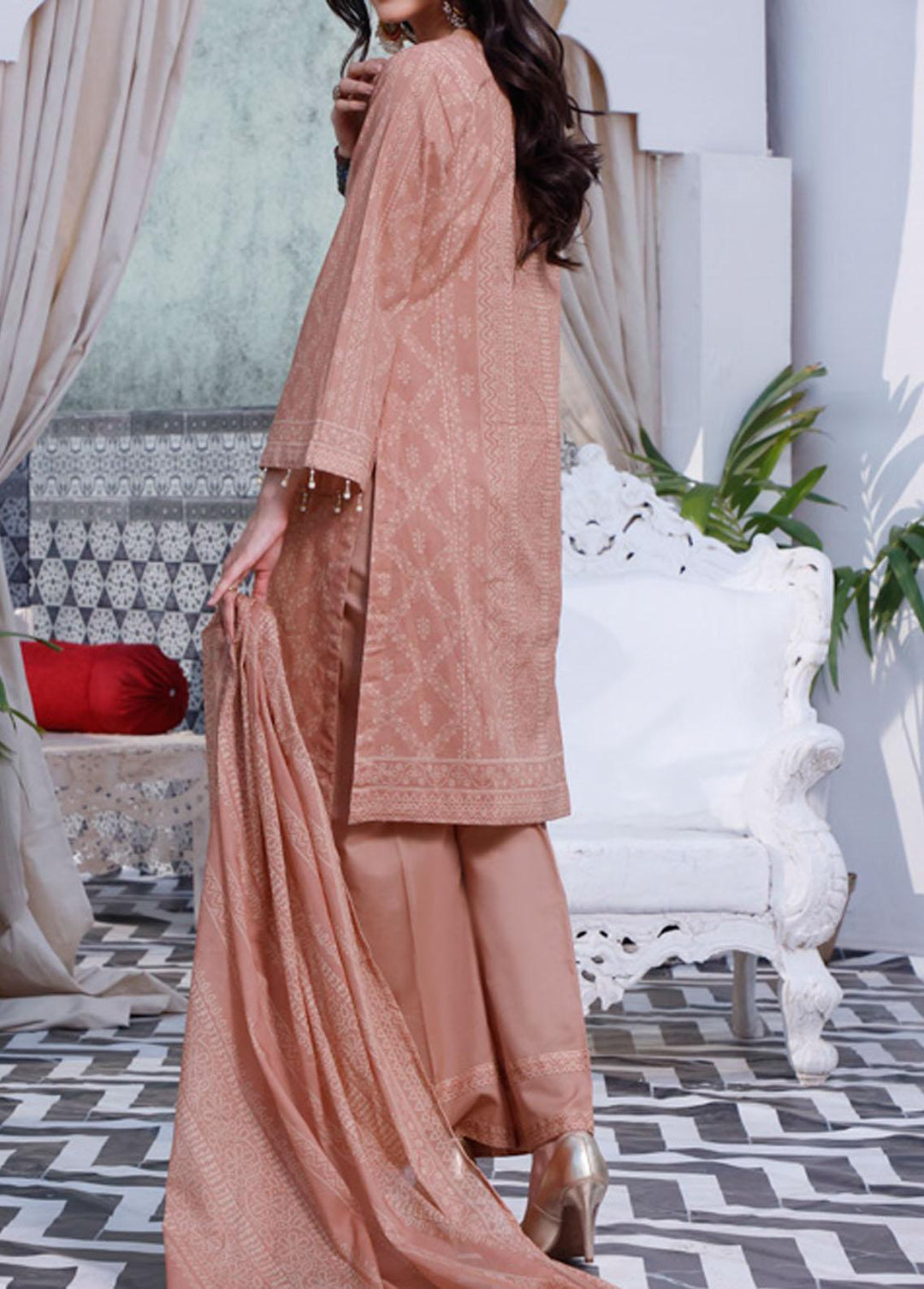 Misri By VS Textiles Embroidered Lawn Suits Unstitched 3 Piece VS22M 88 - Summer Collection