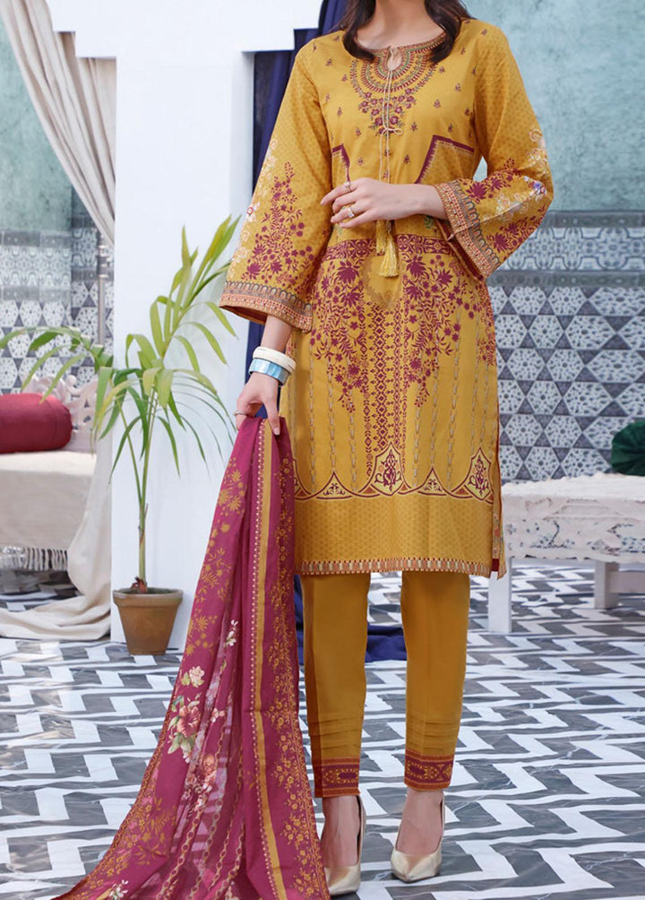 Misri By VS Textiles Embroidered Lawn Suits Unstitched 3 Piece VS22-M2 73 - Summer Collection