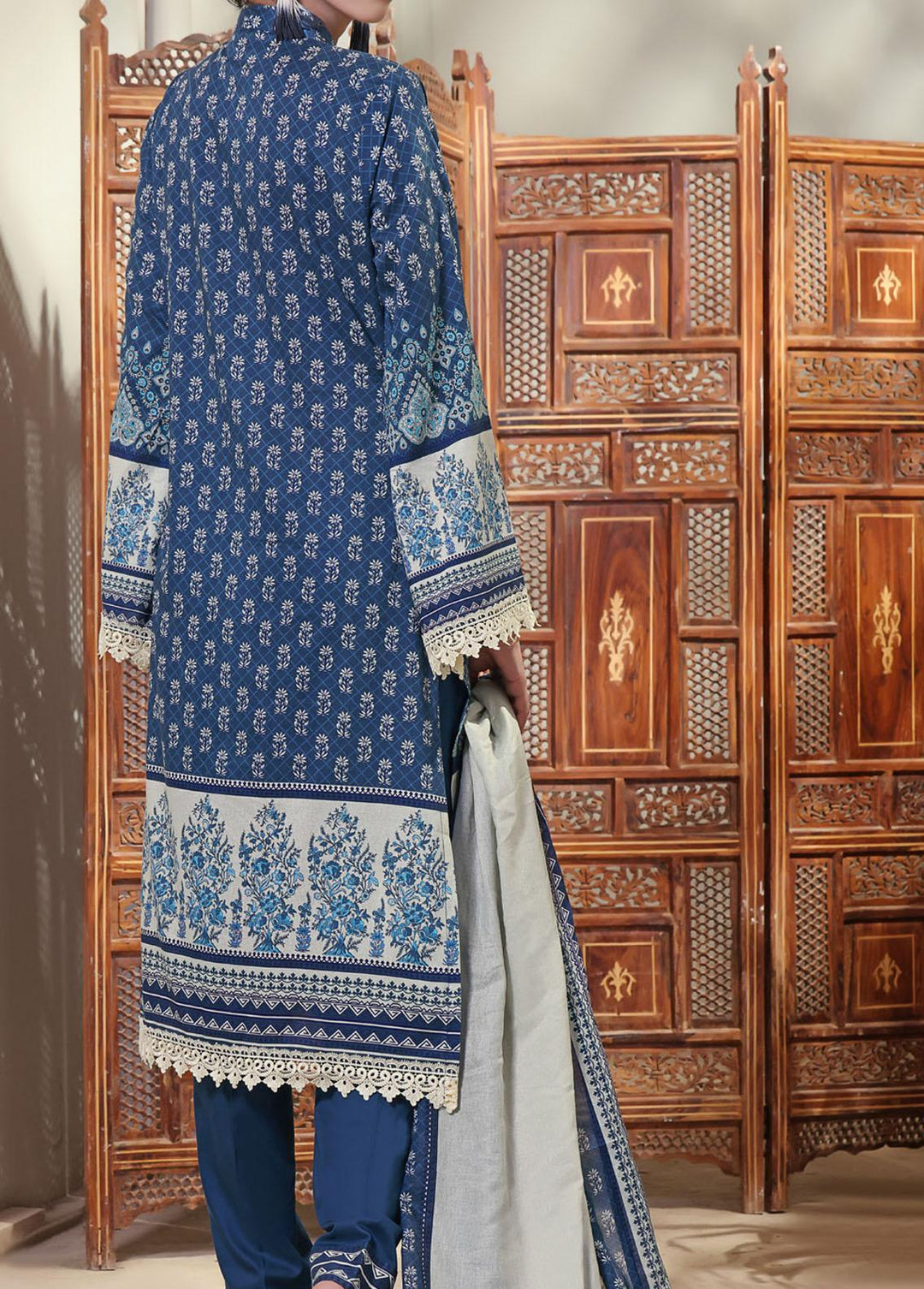 Misri By VS Textiles Embroidered Lawn Suits Unstitched 3 Piece VS23ME D-168 - Summer Collection